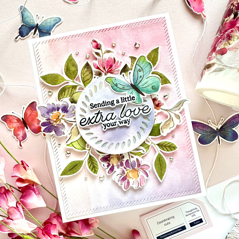 Fluttering Butterflies washi