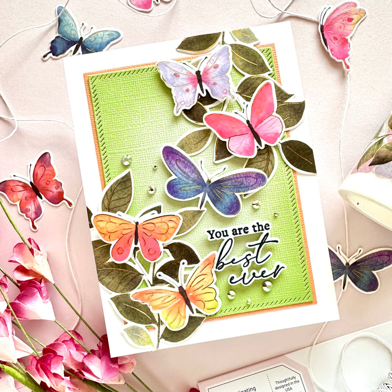 Fluttering Butterflies washi