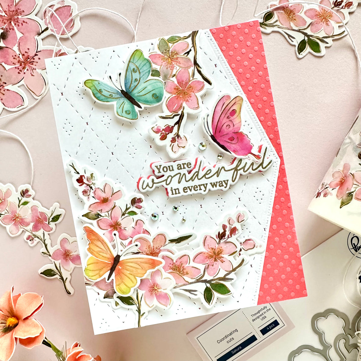 Fluttering Butterflies washi