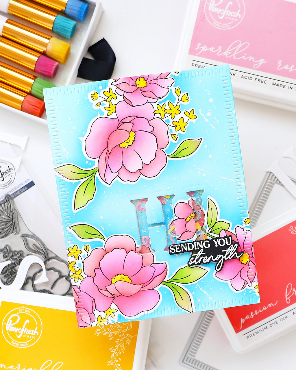 Jody Uppercase Alpha die – Pinkfresh Studio