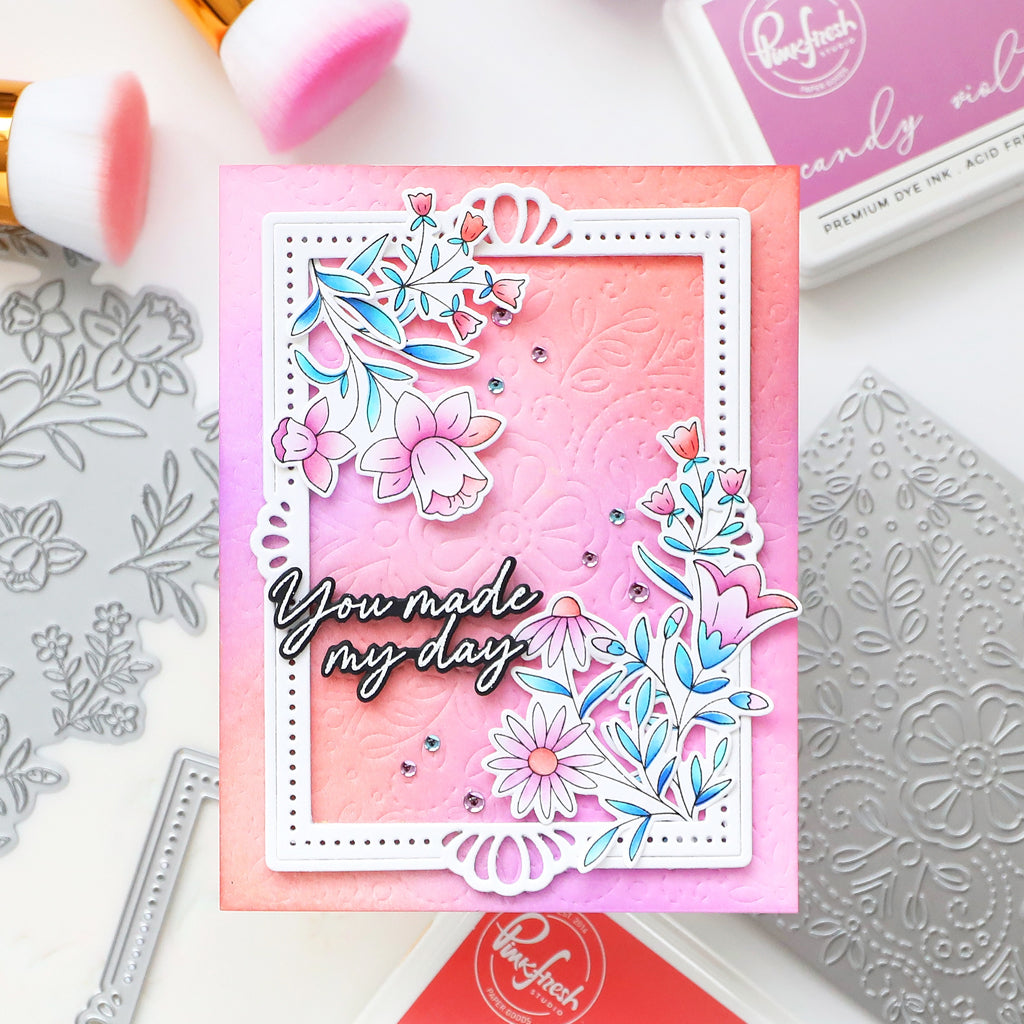 Print Shop: Modern Botanicals die