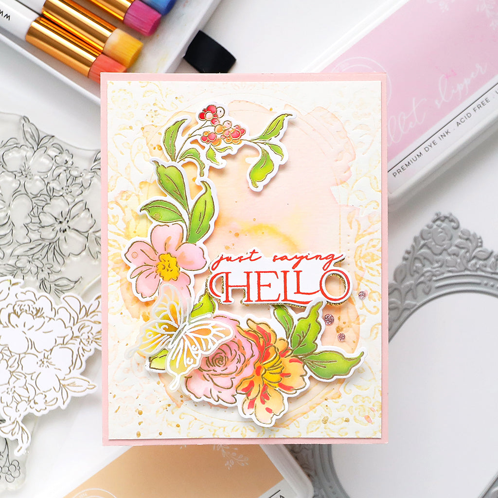 Artsy Floral die