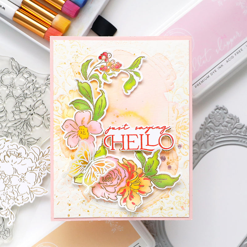 Artsy Floral die