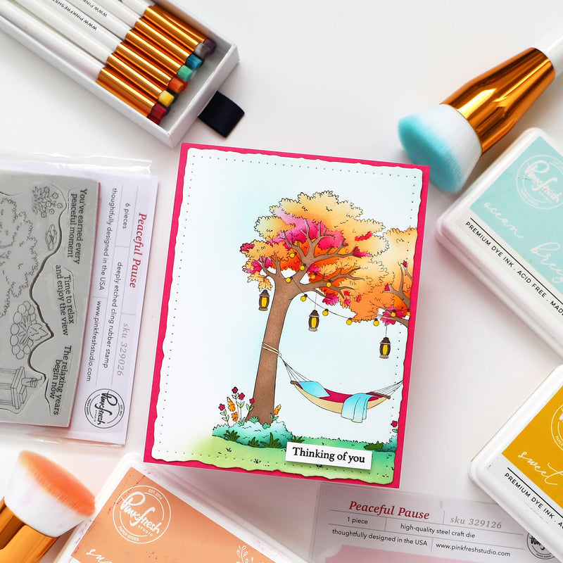 Peaceful Pause cling stamp