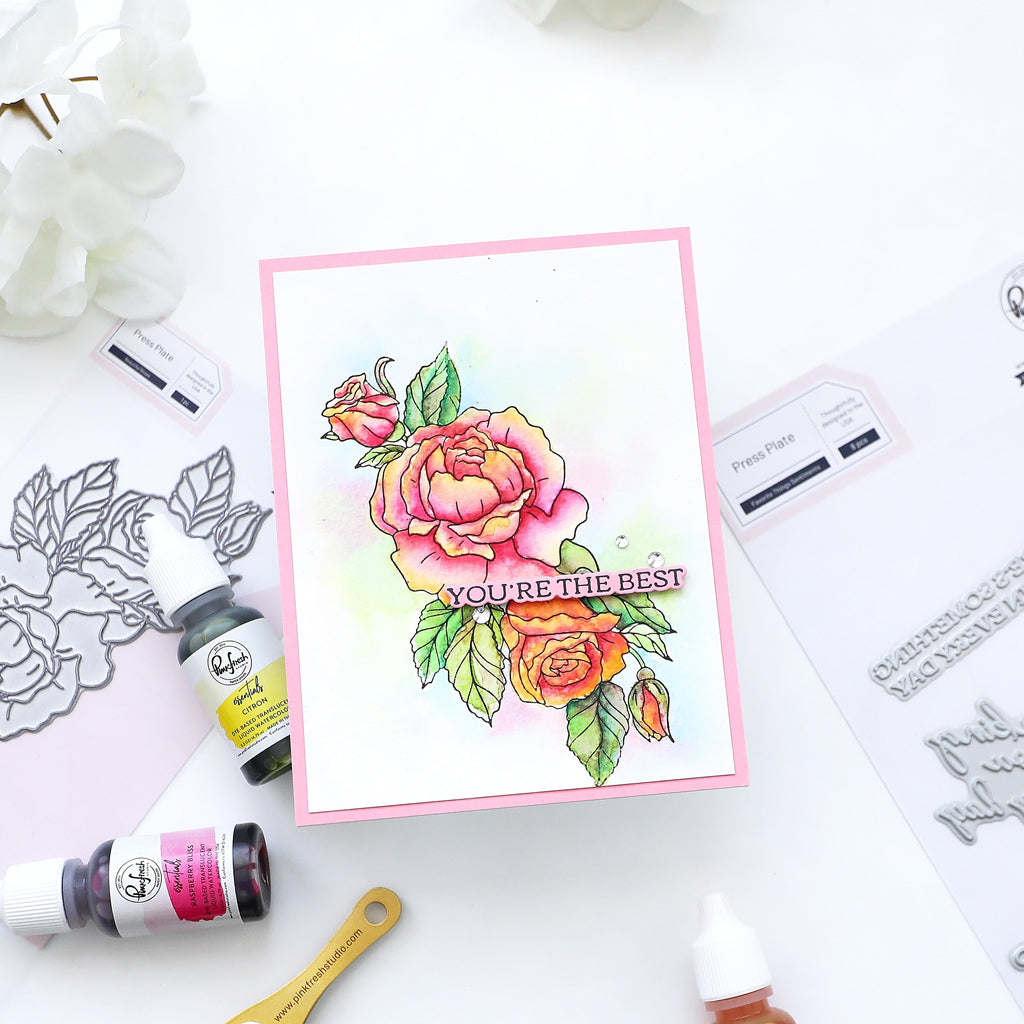 Beautiful Roses press plate