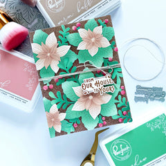 Holiday Greetings Sentiments press plate