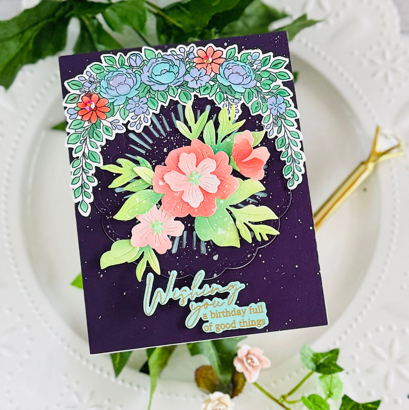 Celebrate in Blooms stamp