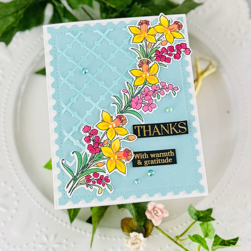 Whispering Daffodils stamp