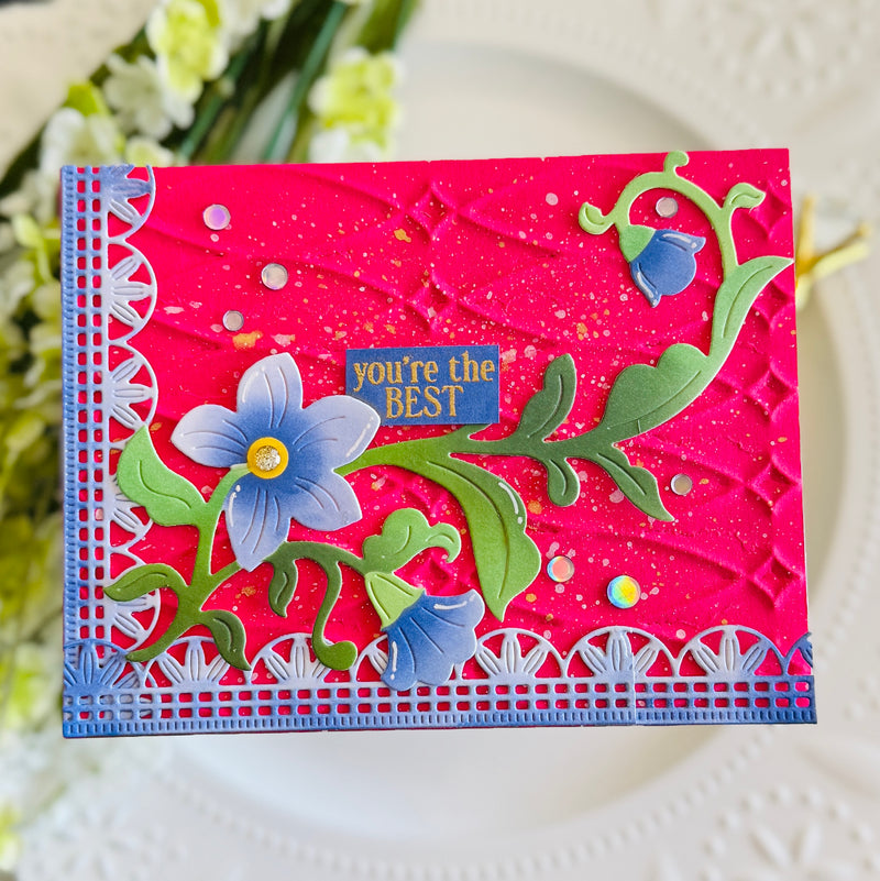 Interlaced Diamonds press plate