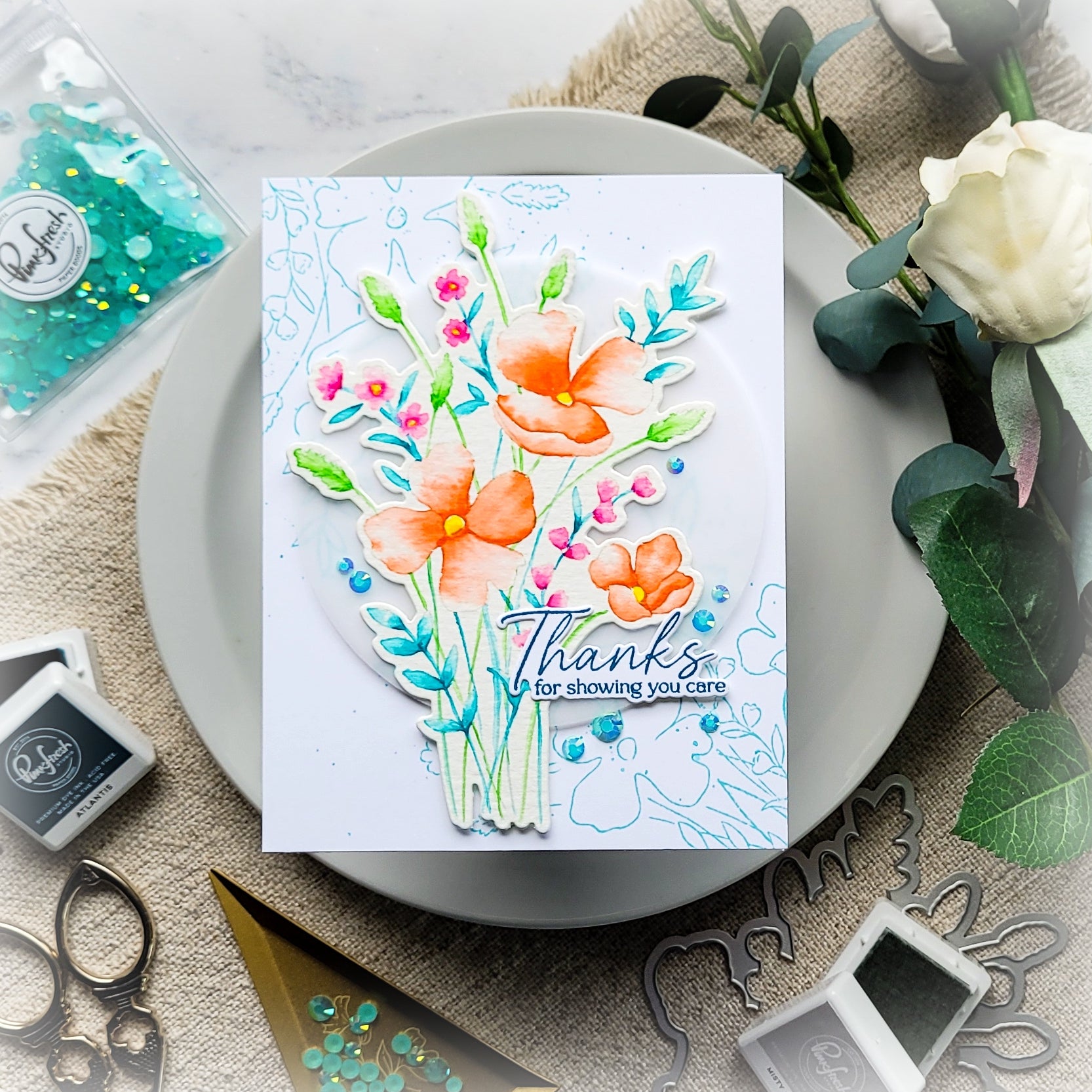 Playful Petals die – Pinkfresh Studio
