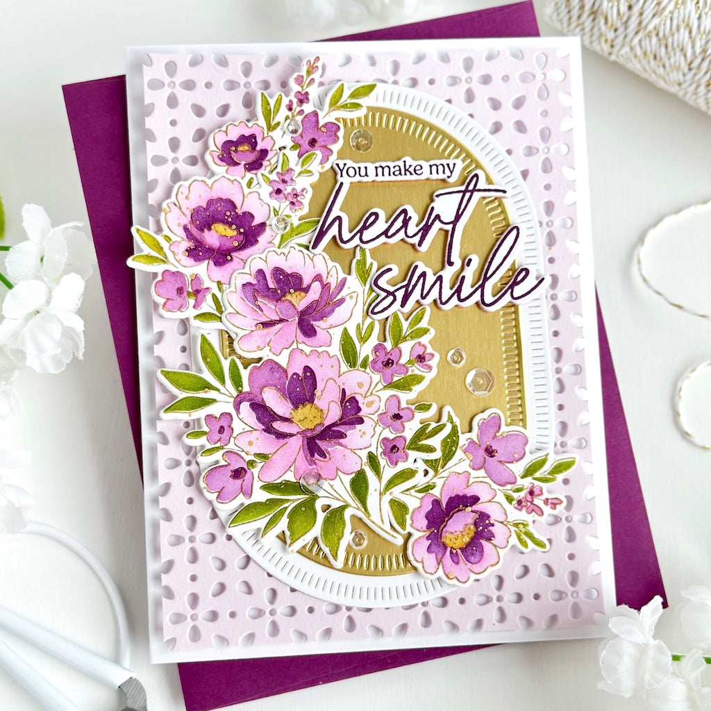 Essentials: Nested Elongated Ovals Blanket Stitched die