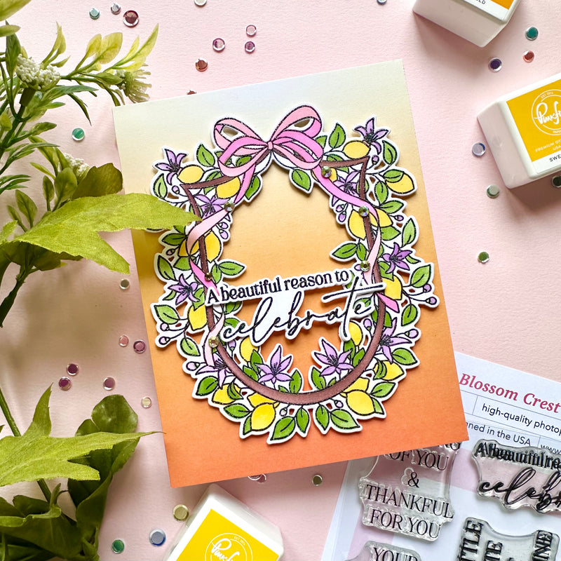 Lemon Blossom Crest stamp