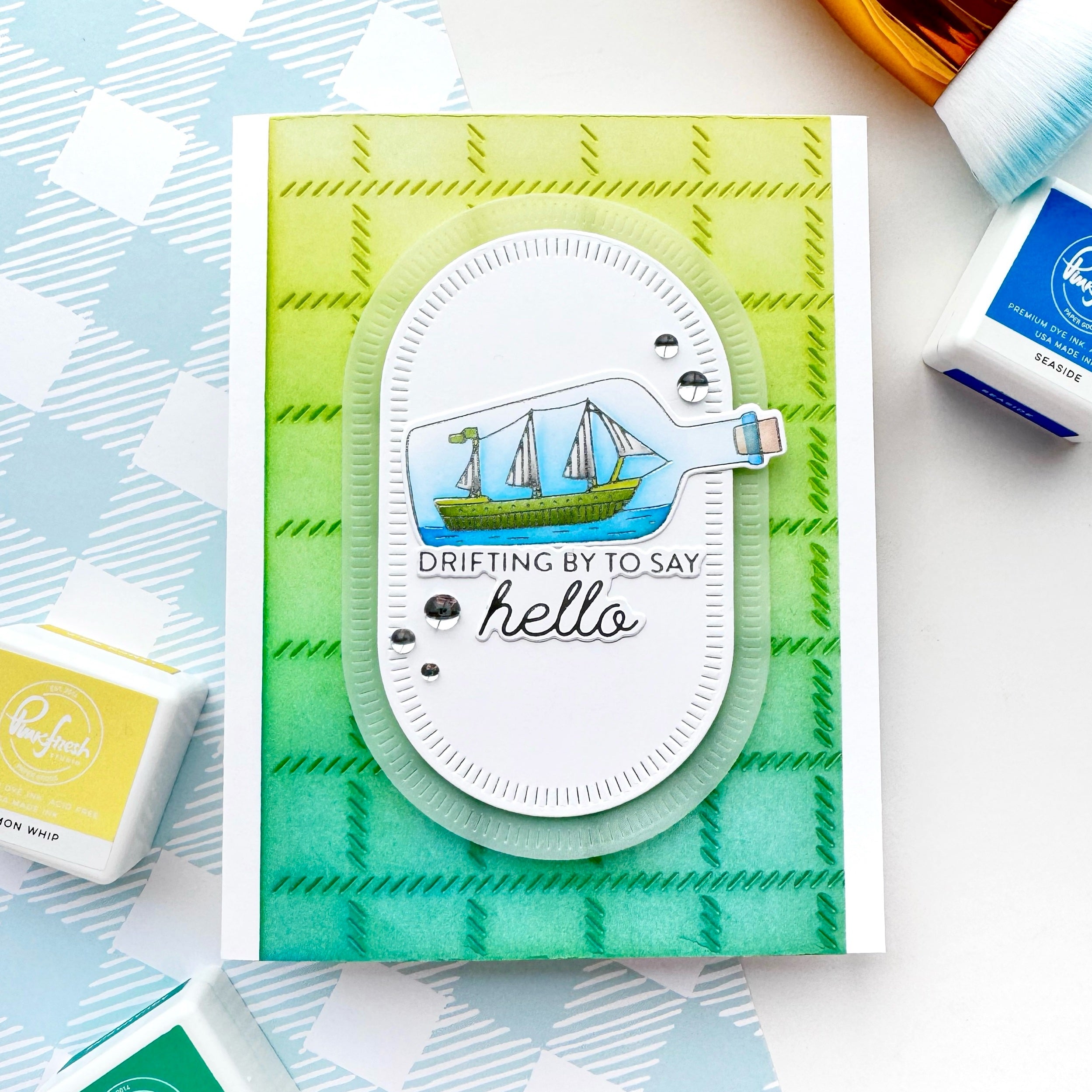 Essentials: Nested Elongated Ovals Blanket Stitched die