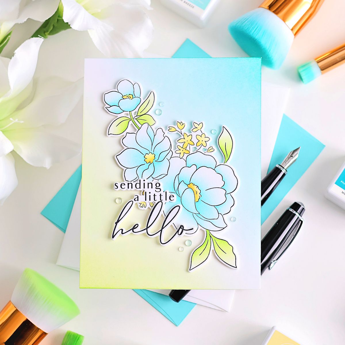 Butterflies in Bloom stamp