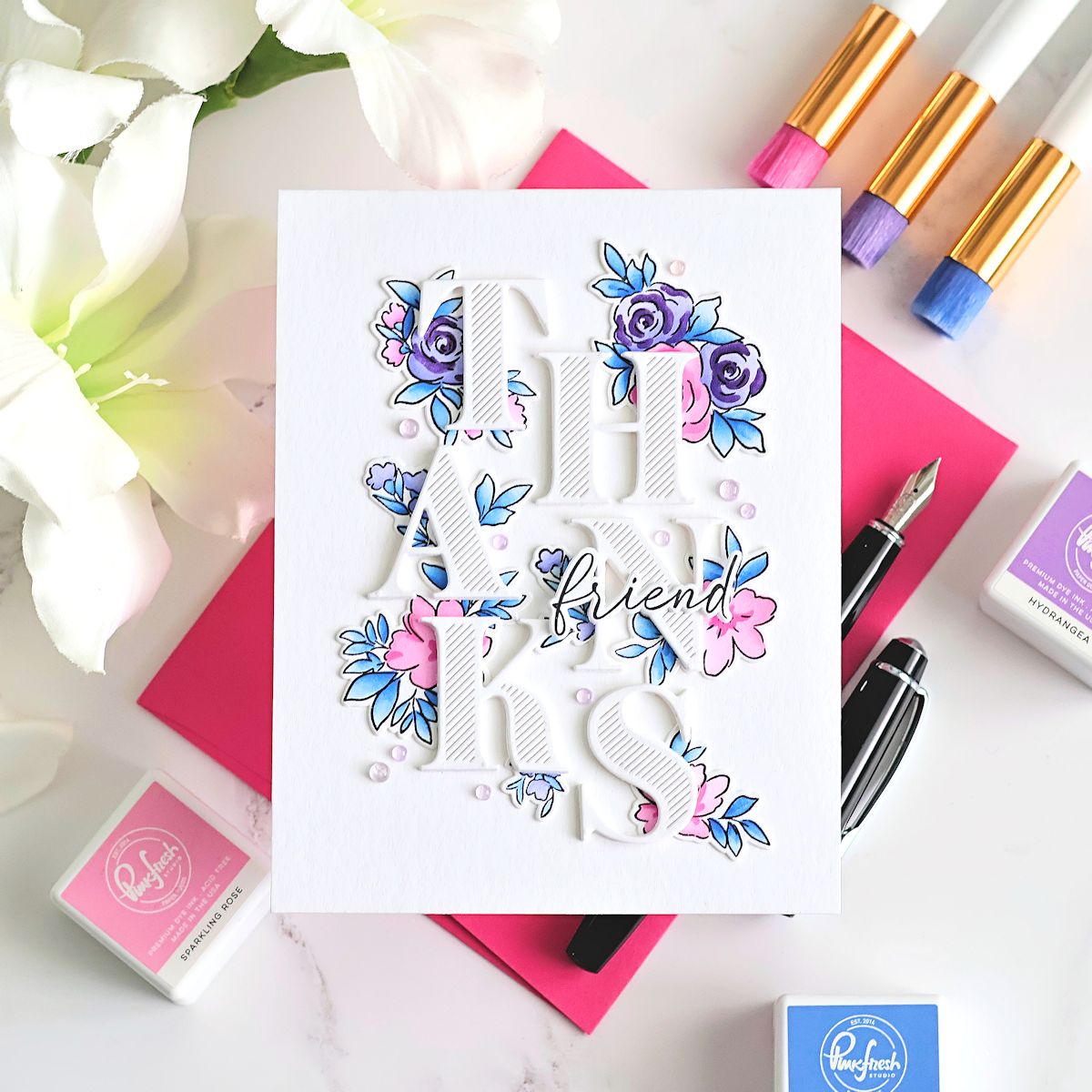 Cozy Blooms stencil