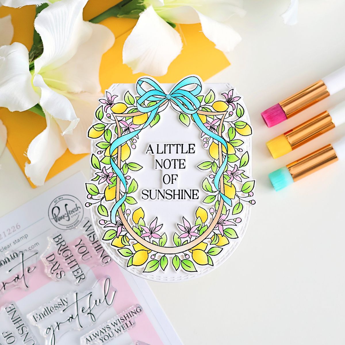 Lemon Blossom Crest stamp