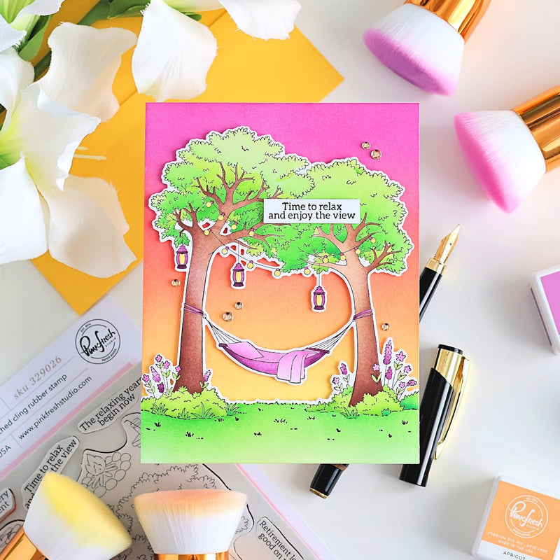 Peaceful Pause cling stamp