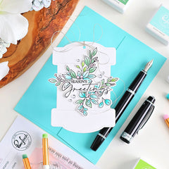 Seasonal Sprigs stencil
