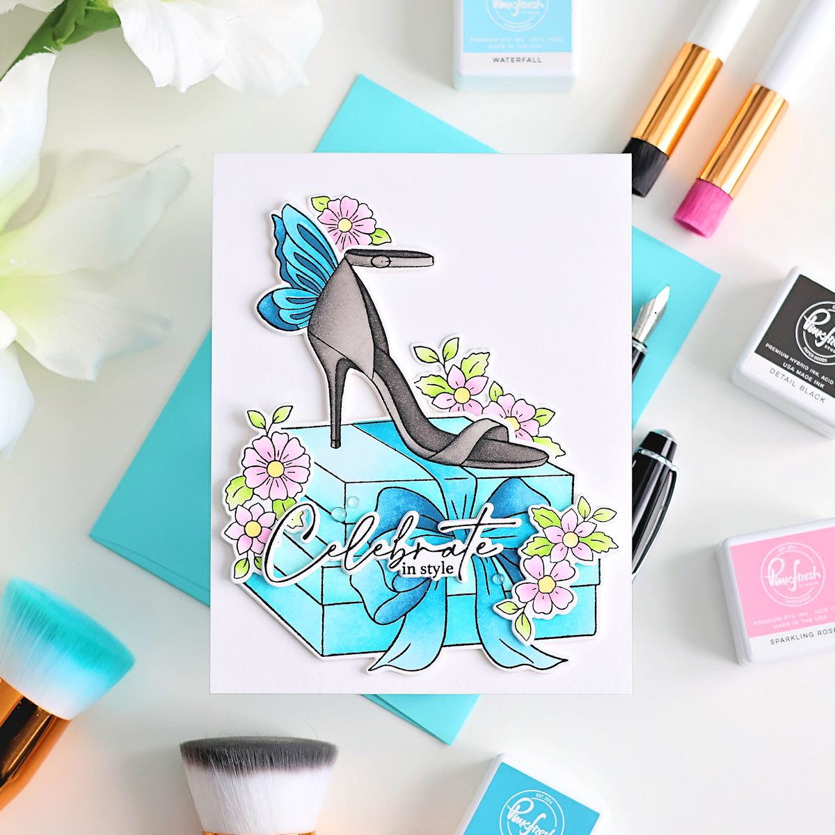 Fragrance Notes stencil