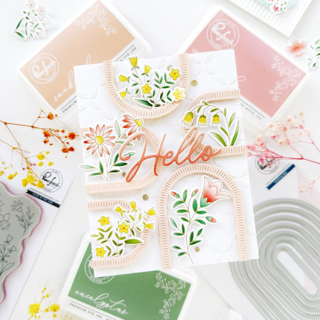 Print Shop: Modern Botanicals die – Pinkfresh Studio