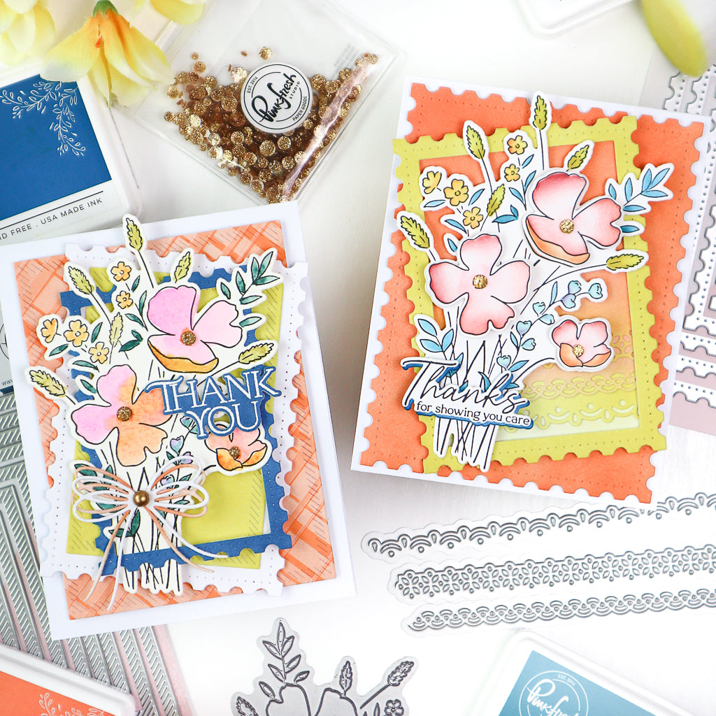 Playful Petals die – Pinkfresh Studio