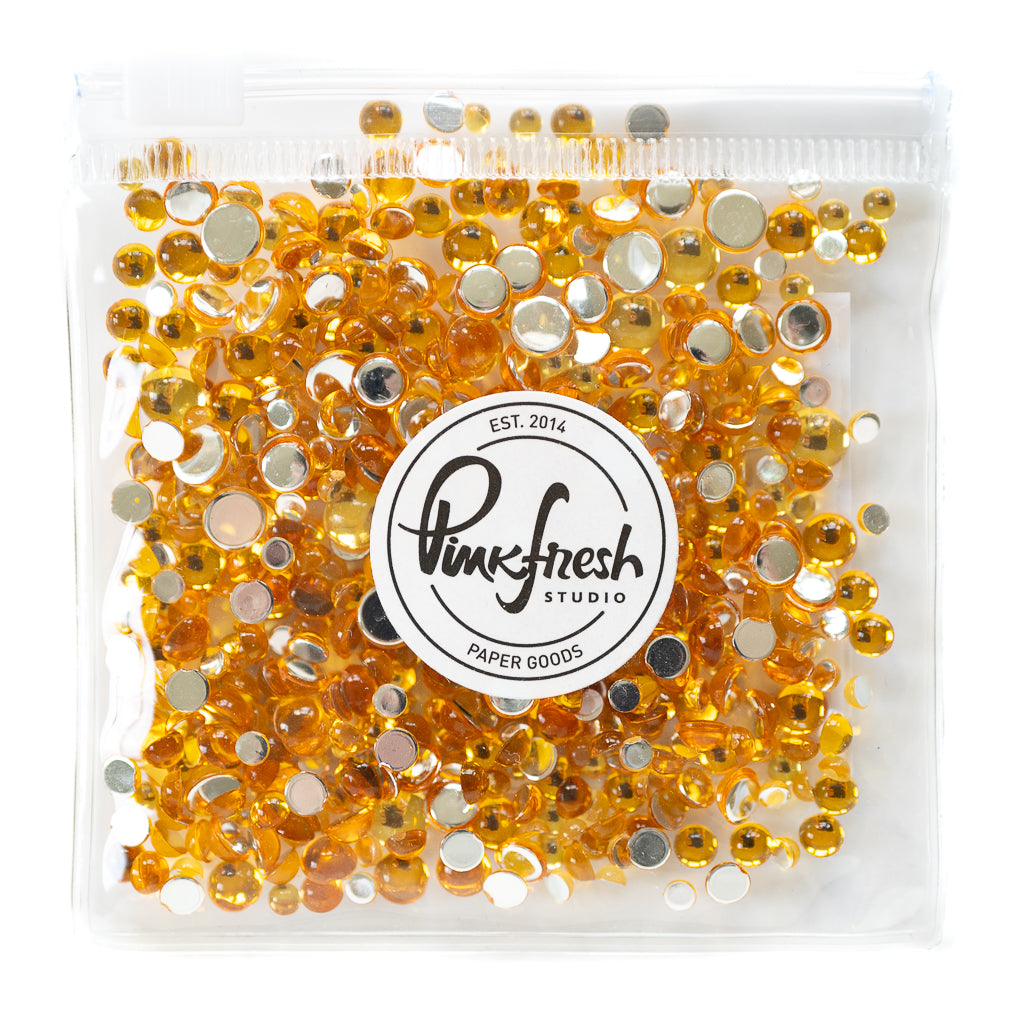 Pinkfresh Studio Essentials Glitter Cardstock Gold