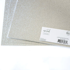 Essentials Glitter Cardstock: Silver