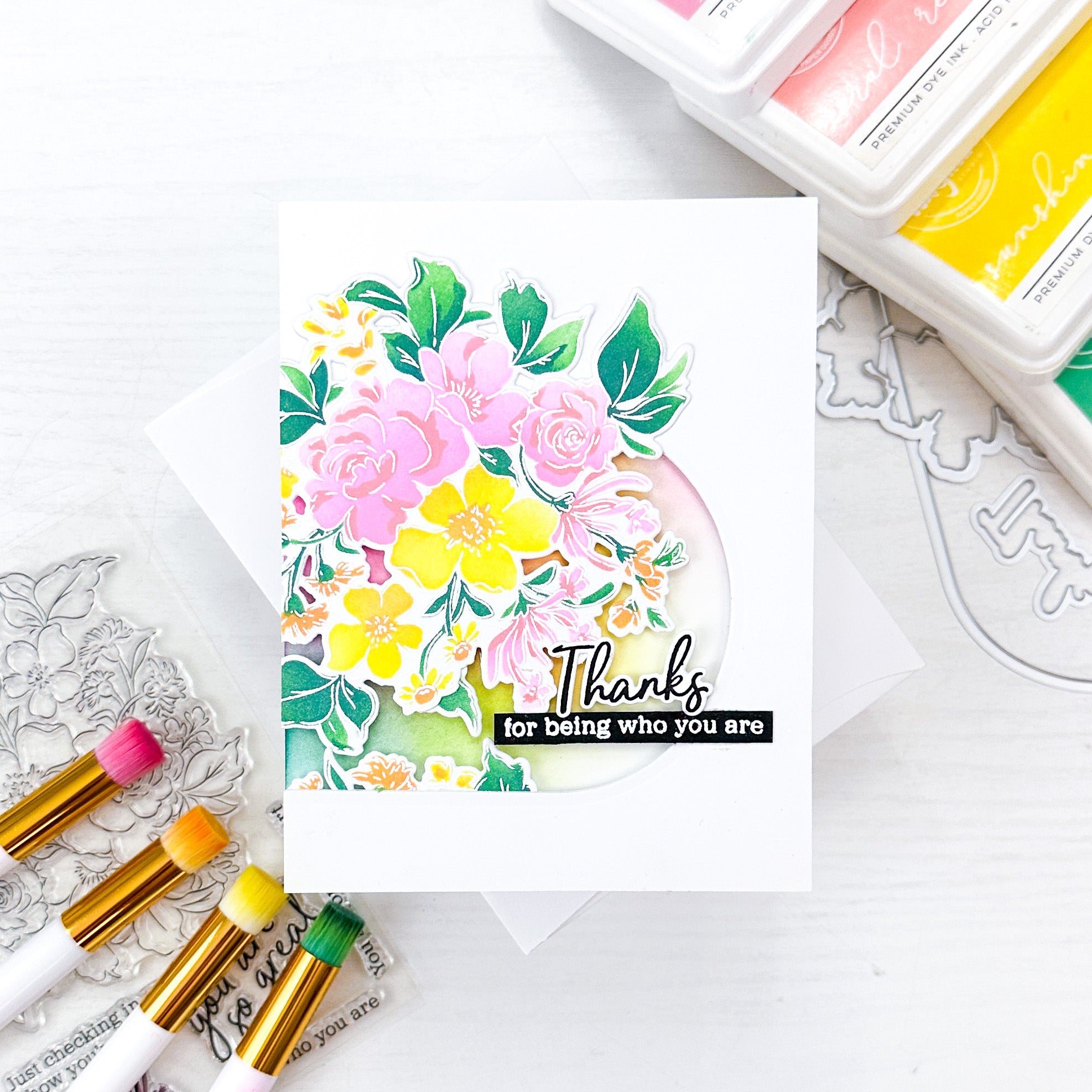 Handpicked Flowers stencil
