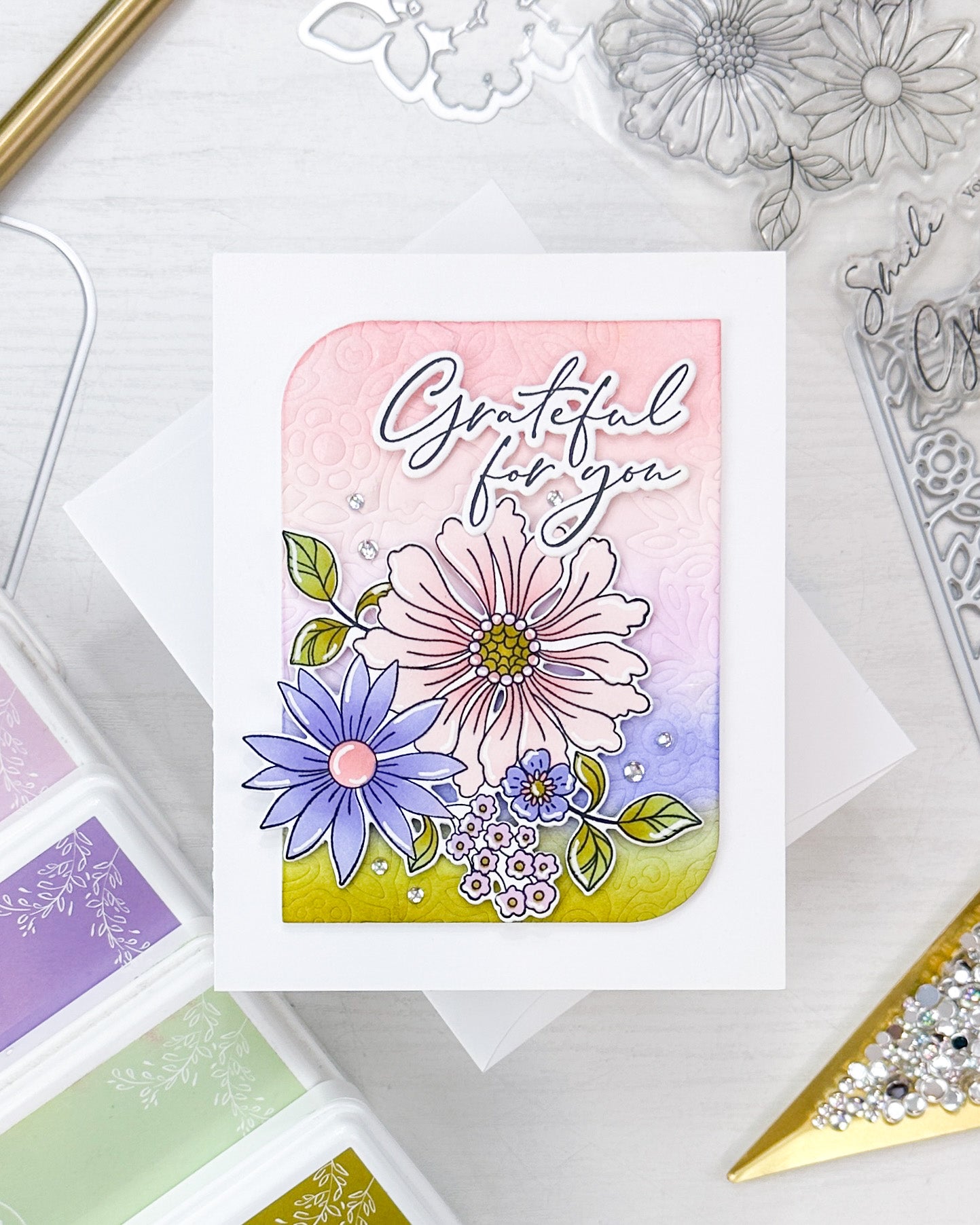 Floral Outline Frame die – Pinkfresh Studio