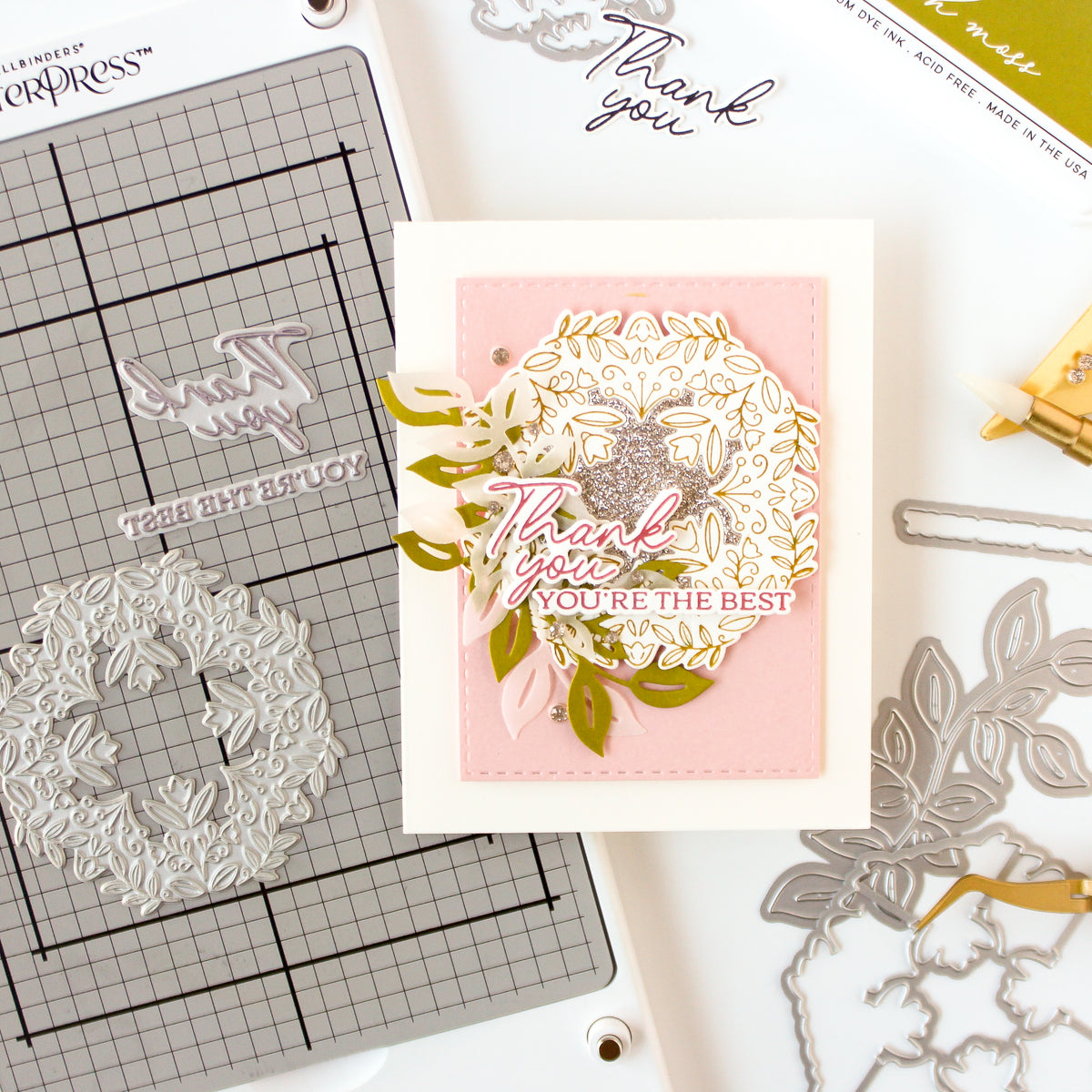 Floral Octagon Frame die