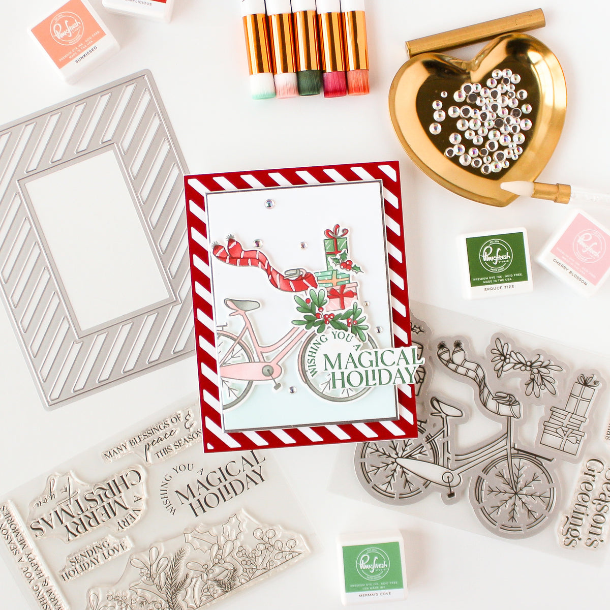 Holiday Bicycle stamp