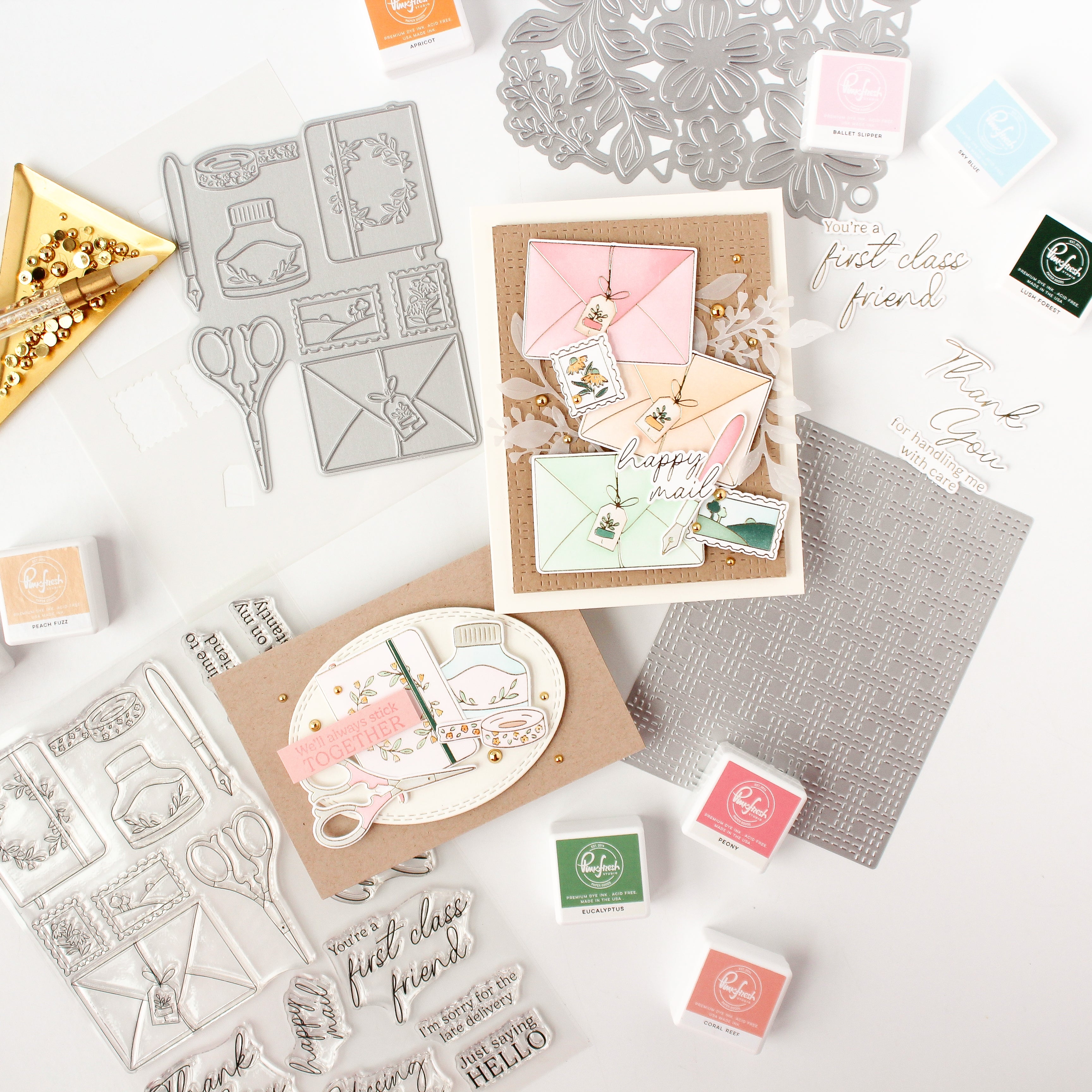 Stitched Basket Weave Coverplate die – Pinkfresh Studio