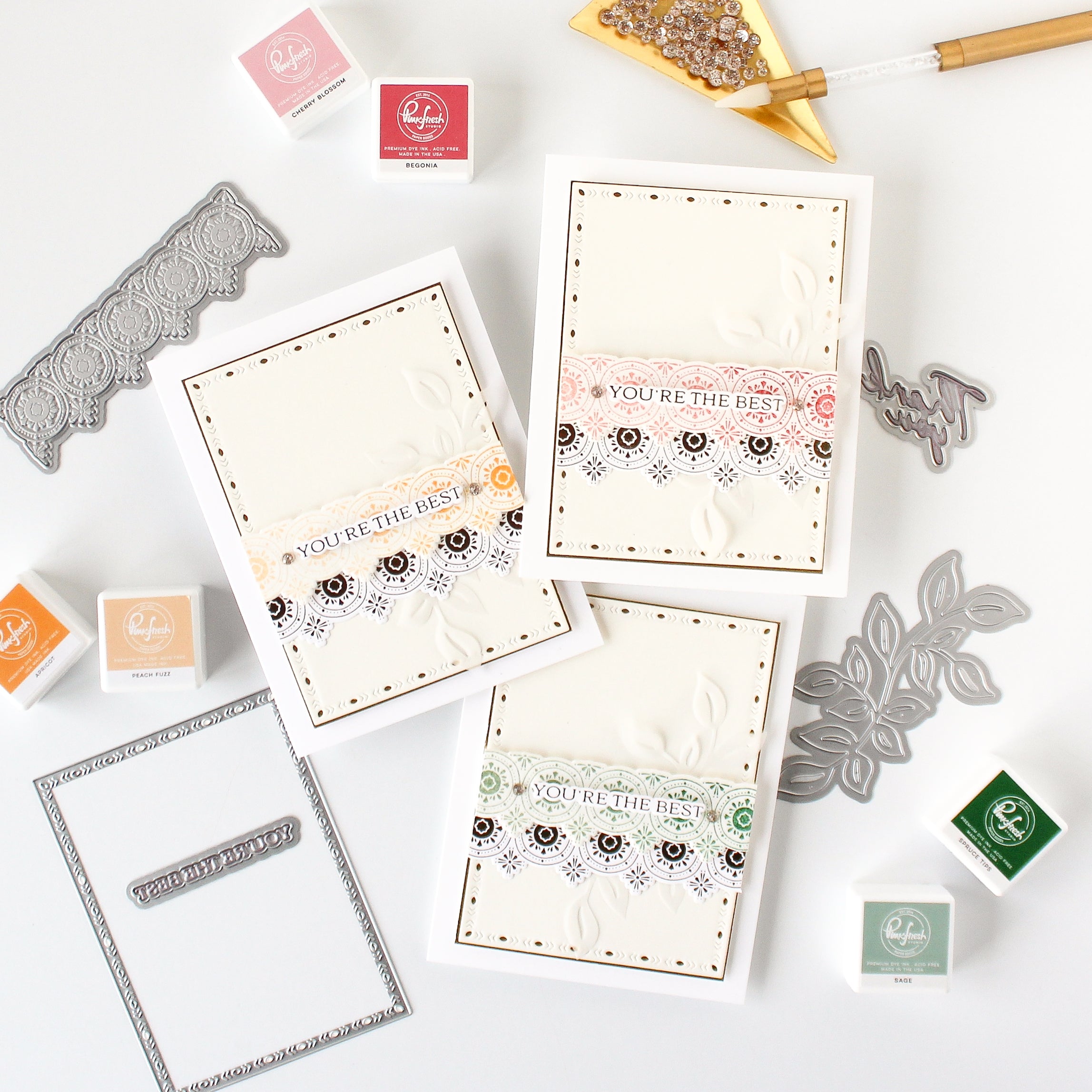 Medallion Border die – Pinkfresh Studio