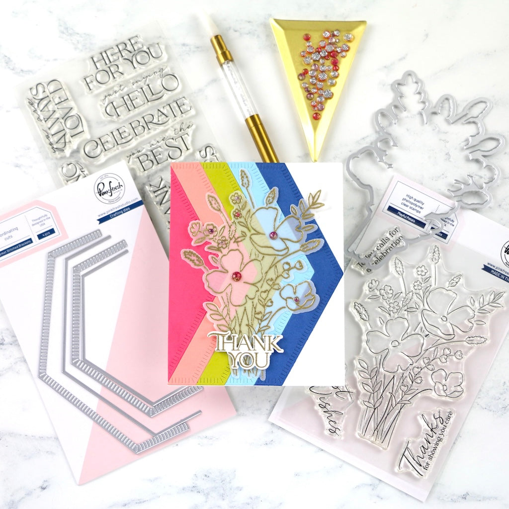 Playful Petals die – Pinkfresh Studio