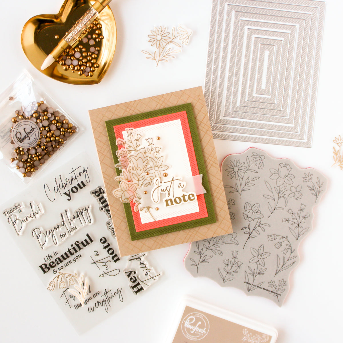 Print Shop: Modern Botanicals cling stamp