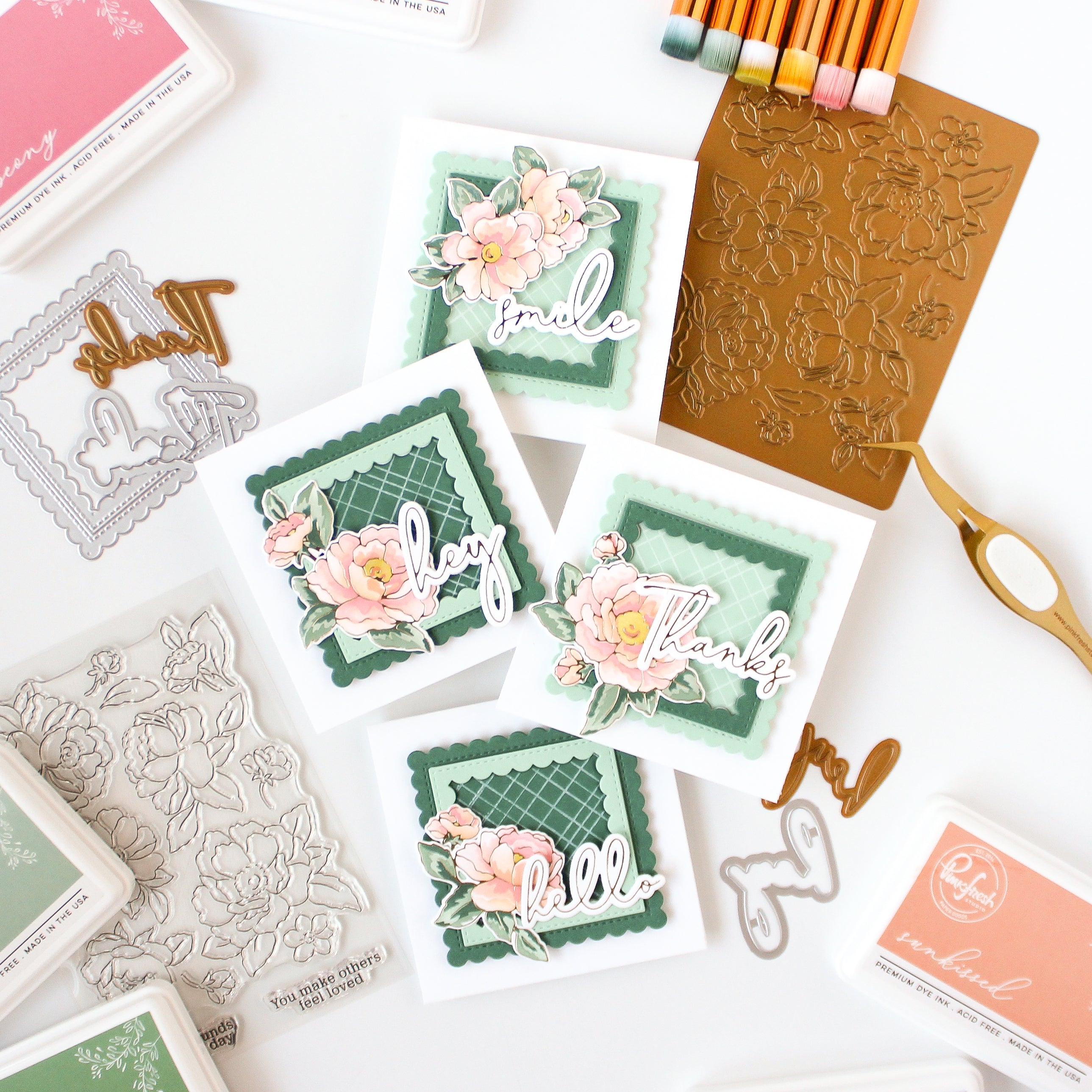 Essentials Stitched Scallop Square die set – Pinkfresh Studio