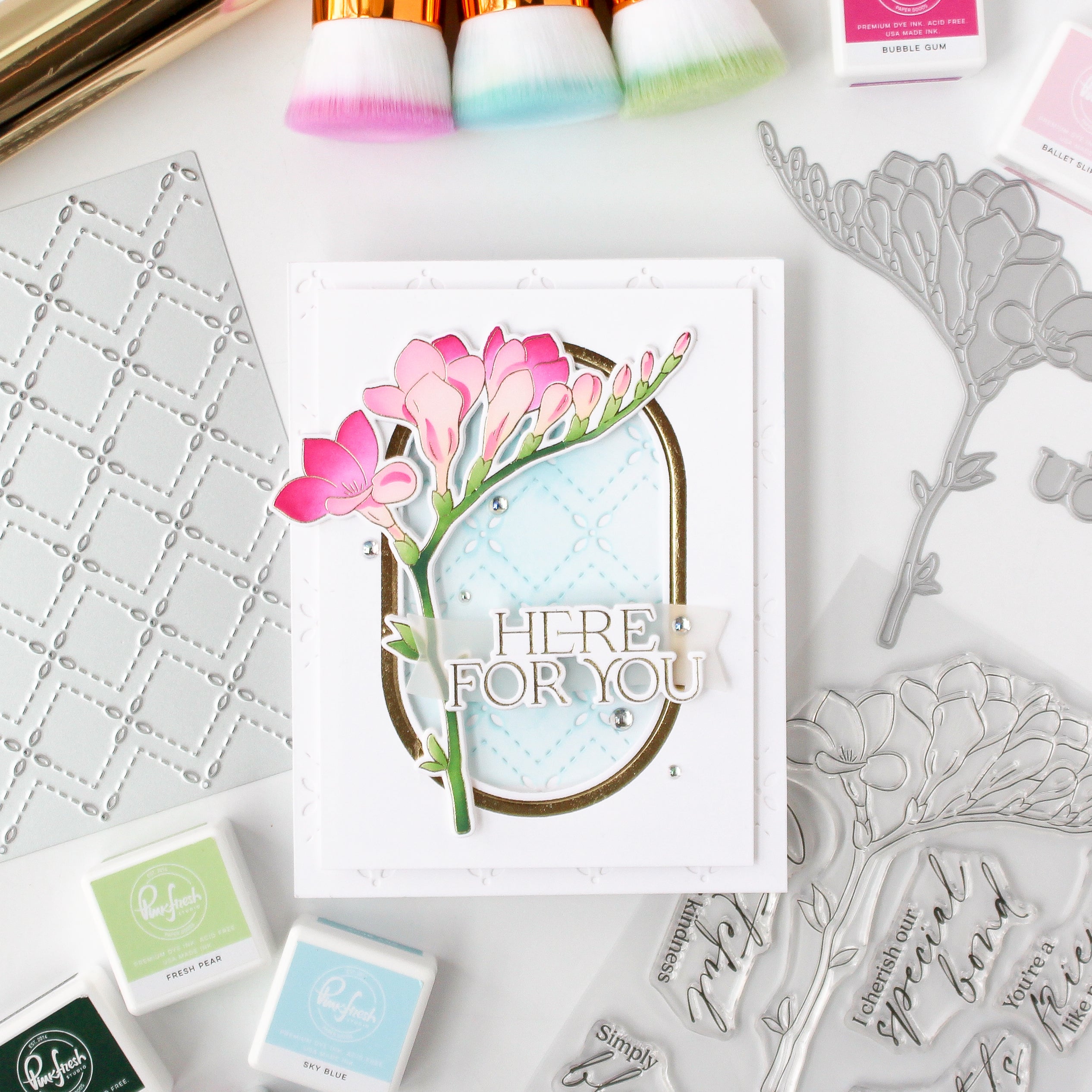 Here For You Sentiments die – Pinkfresh Studio