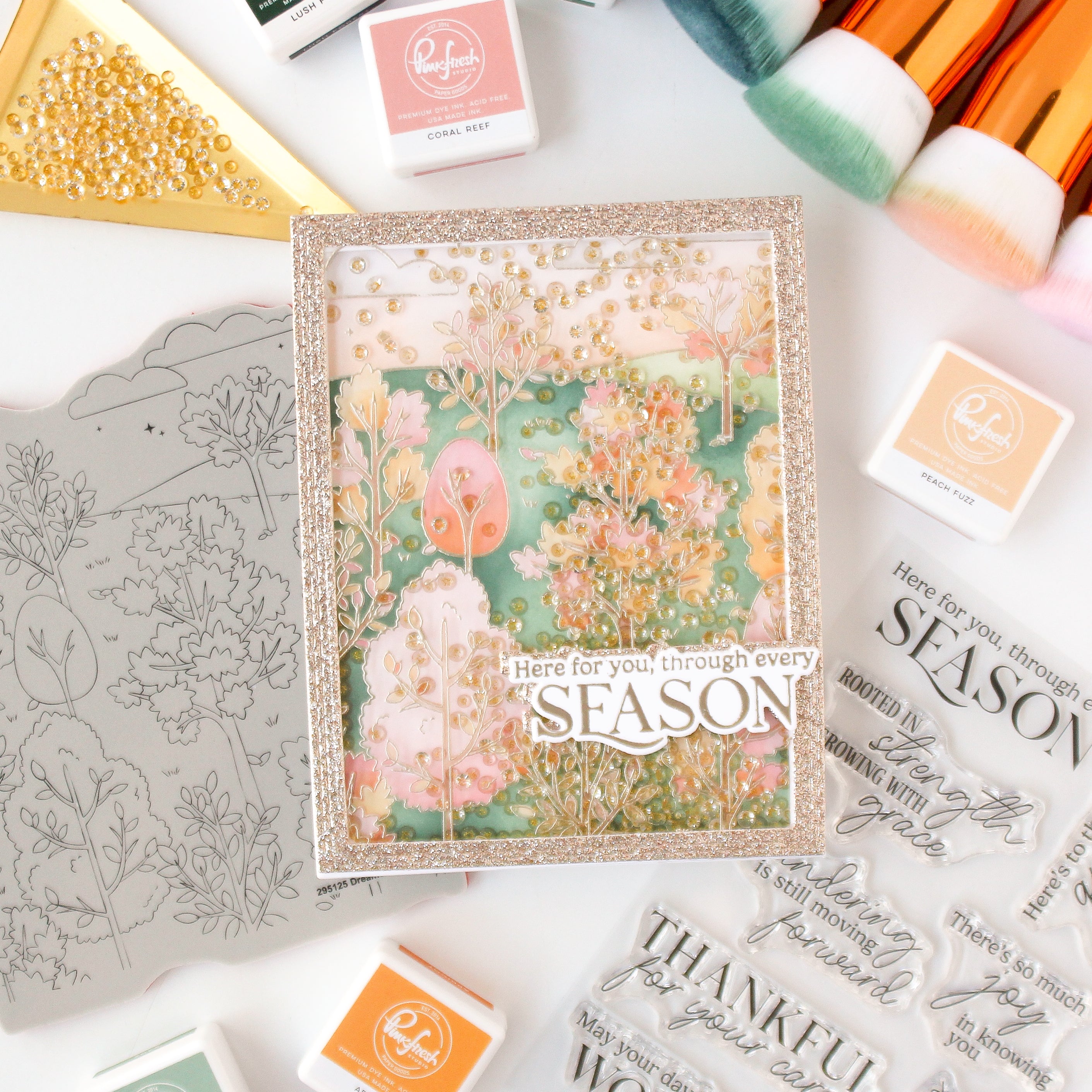 Rooted in Wonder stamp – Pinkfresh Studio