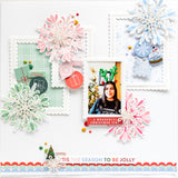 Folk Snowflake stamp