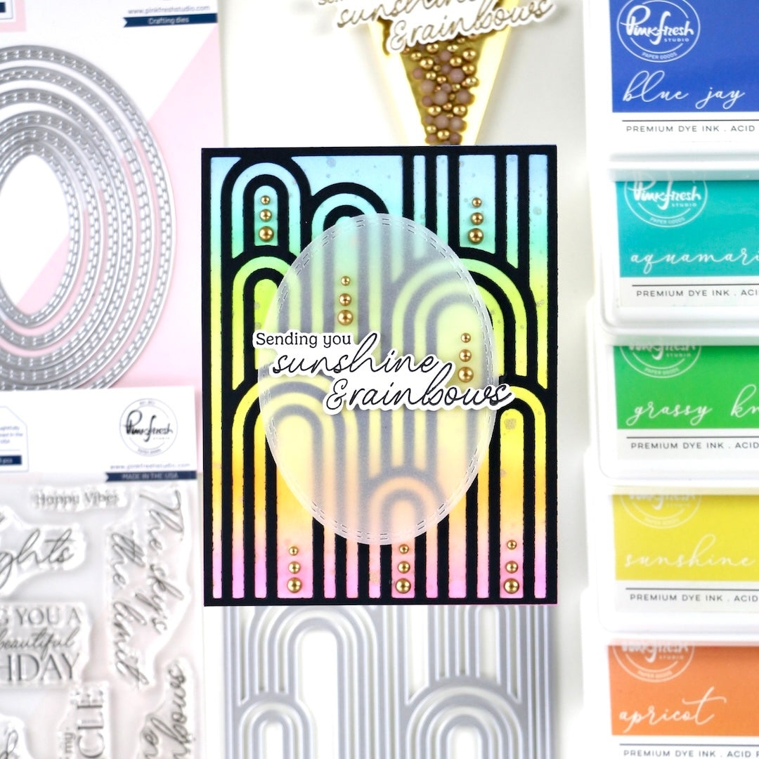 Elevated Rainbows coverplate die
