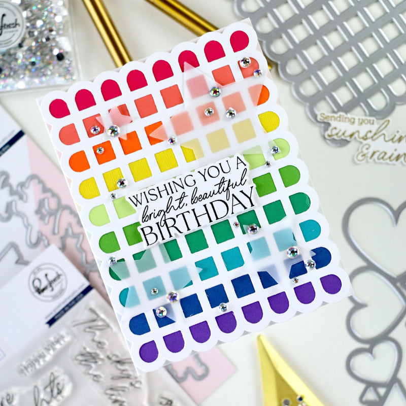 You Are My Rainbow stamp