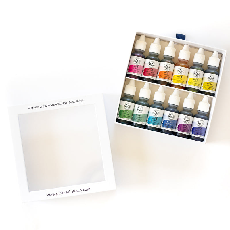 Premium Liquid Watercolors: Jewel Tones