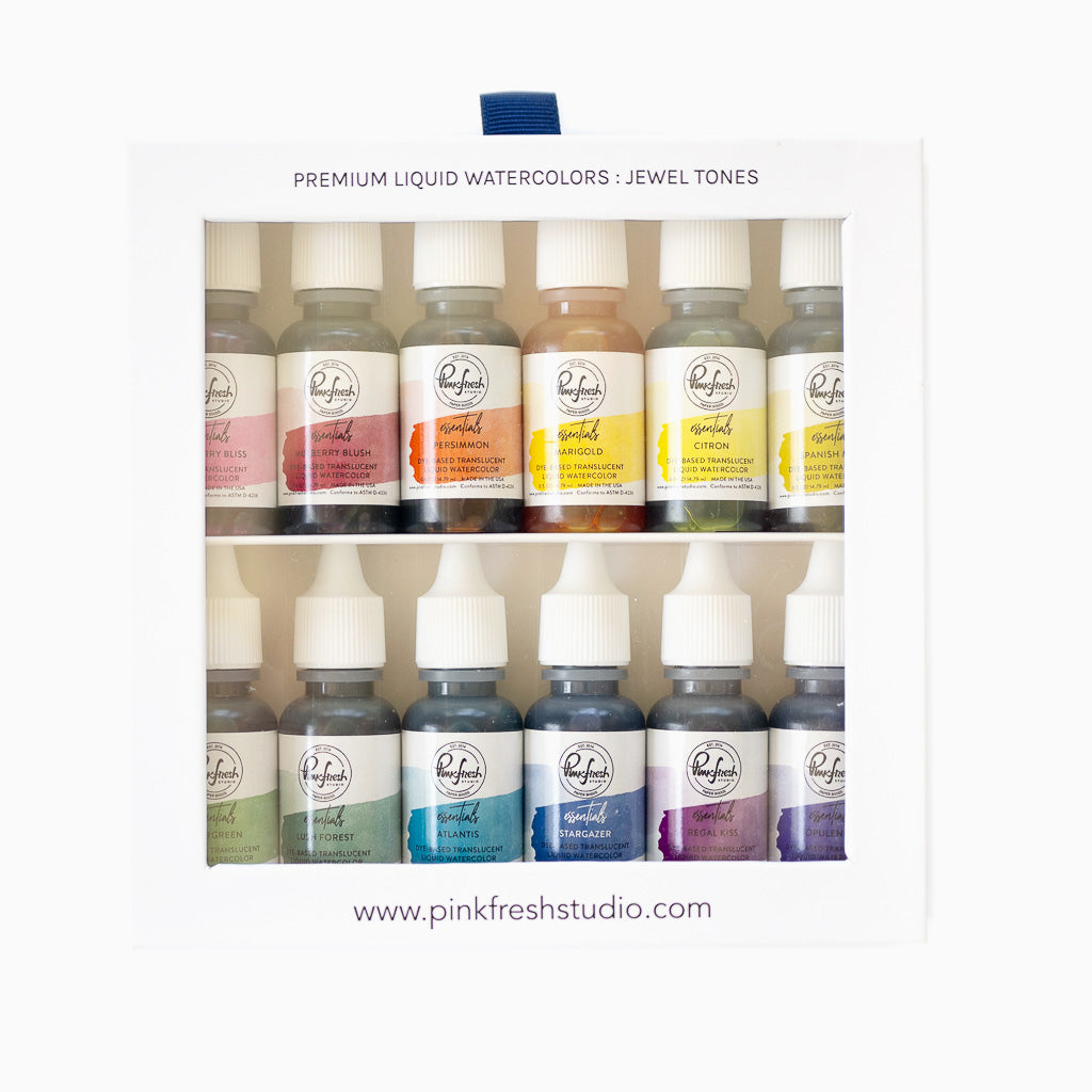 Premium Liquid Watercolors: Jewel Tones
