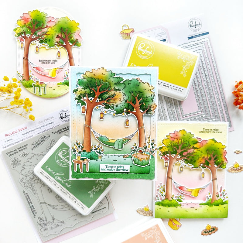 Peaceful Pause cling stamp