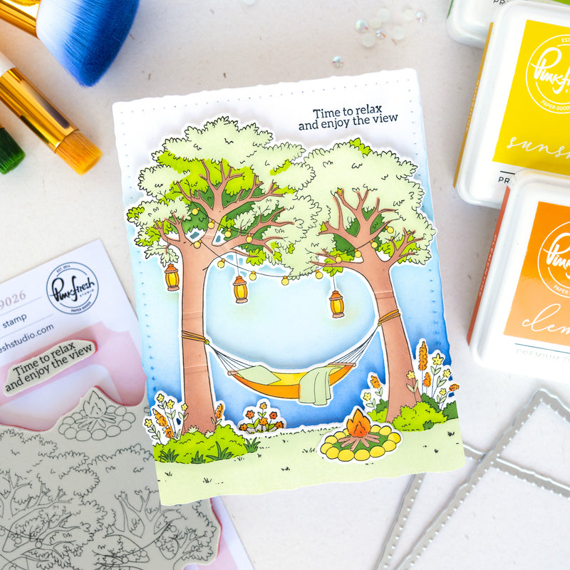 Peaceful Pause cling stamp