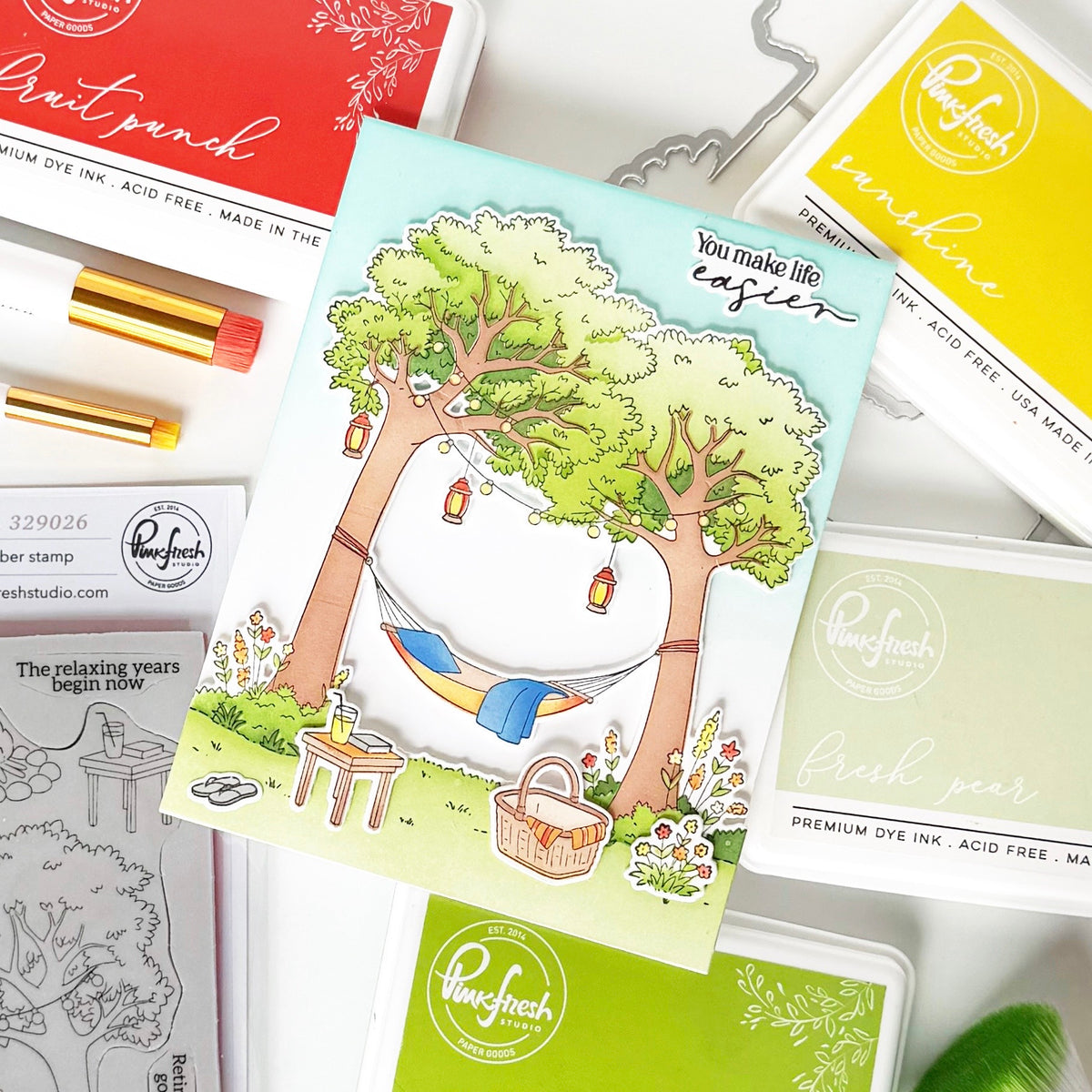 Peaceful Pause cling stamp