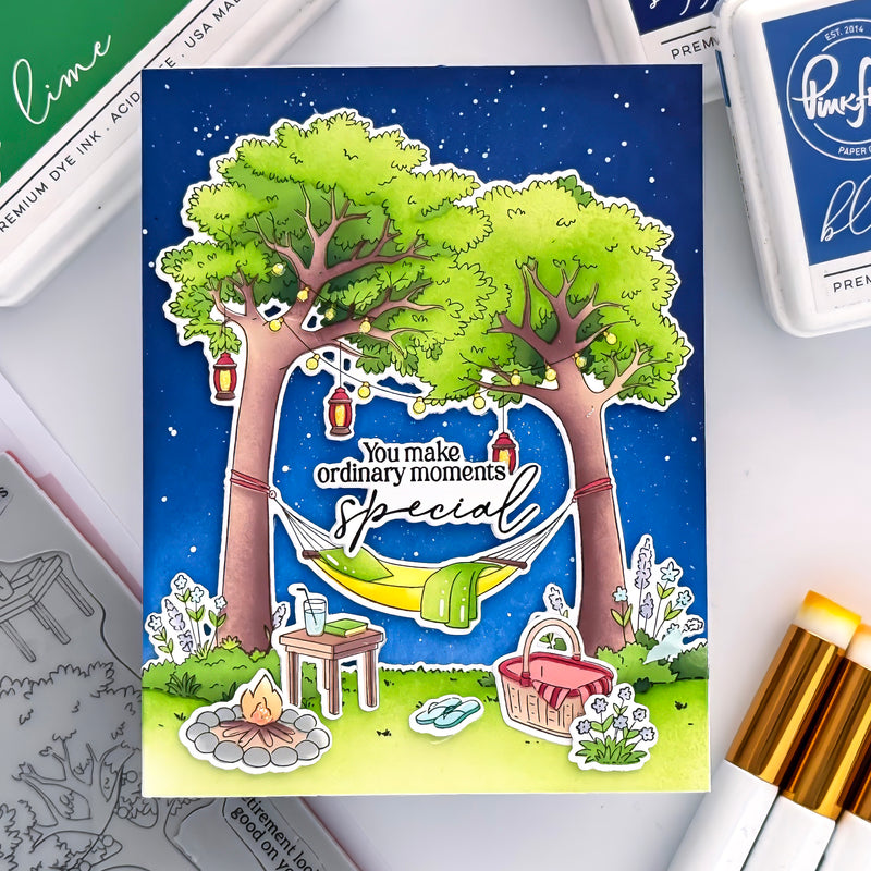 Peaceful Pause cling stamp