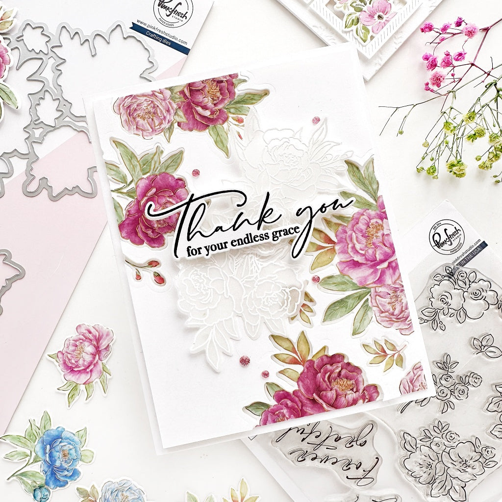 Peony Perfection: Pink washi