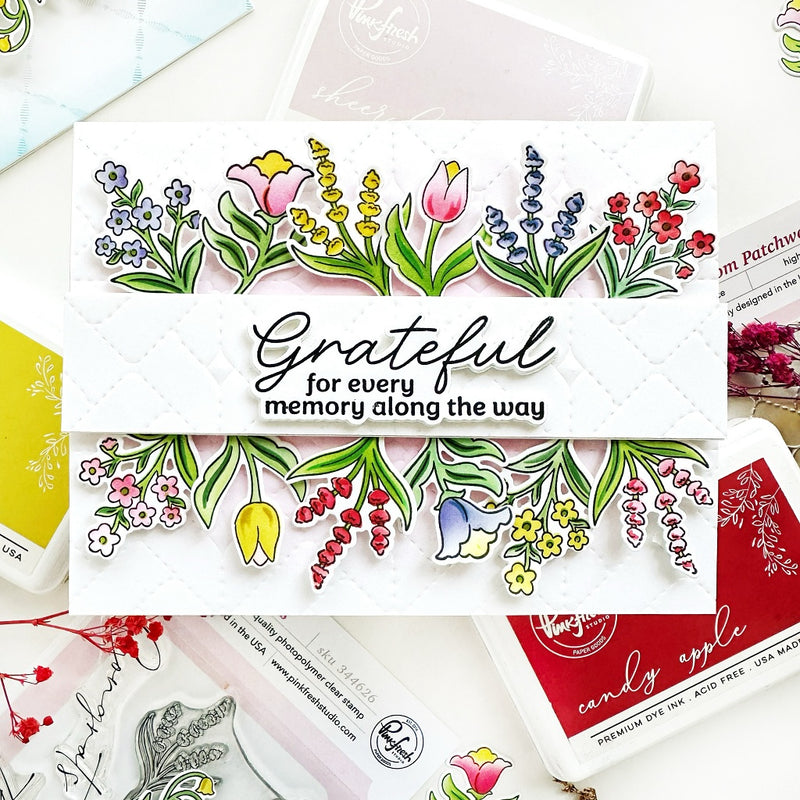 Petite Florals stencil