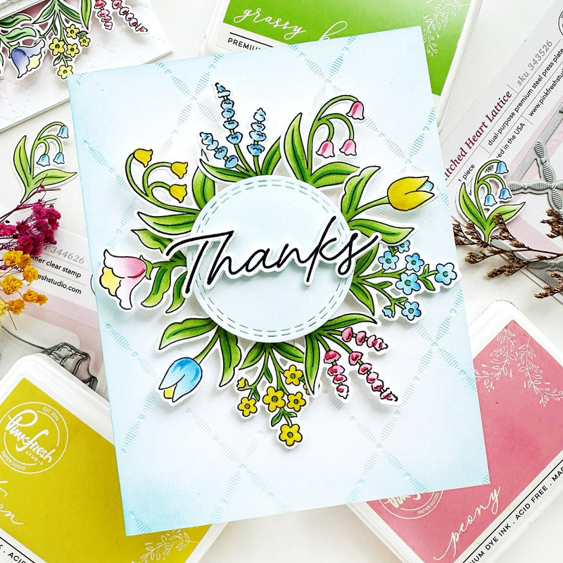 Petite Florals stencil